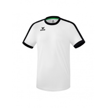 Erima Sport-Tshirt Trikot Retro Star (100% Polyester) weiss/schwarz Herren